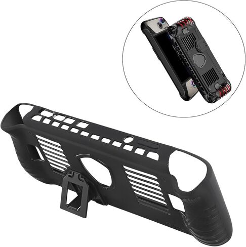 Soft for TPU Case for MSI Claw 8 AI+ with Kickstand, Black Protective Cover Shell, Lightweight Slim Fit Gaming Console Skin 12x5.1x1.6 Inch in Kuwait