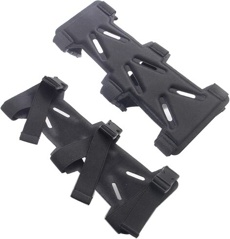 2-Pack Lightweight Archery Arm Guard,Adjustable Elastic Strap Forearm Protector,Unisex for Left or Right Hand,Easy On/Off & Quick Recovery,Suitable for Archery Sports in Kuwait