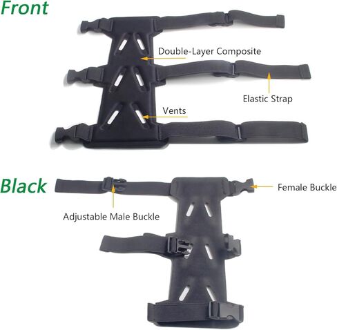 2-Pack Lightweight Archery Arm Guard,Adjustable Elastic Strap Forearm Protector,Unisex for Left or Right Hand,Easy On/Off & Quick Recovery,Suitable for Archery Sports in Kuwait