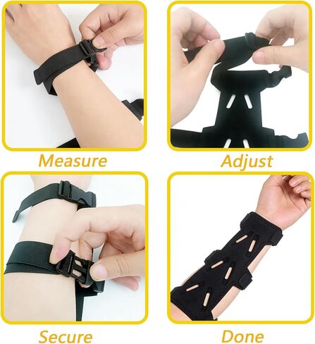 2-Pack Lightweight Archery Arm Guard,Adjustable Elastic Strap Forearm Protector,Unisex for Left or Right Hand,Easy On/Off & Quick Recovery,Suitable for Archery Sports in Kuwait