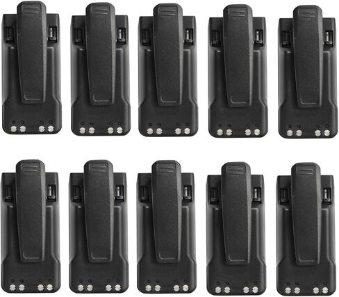 10 حزمة BP-280 BP-280LI BP-279 2600mAh بطارية ليثيوم أيون لراديو اتجاهين IC-A16 IC-A16E IC-F1000 IC-F1000S IC-F2000 IC-F2000S IC-V88 IC-U88 مع مشبك حزام in Kuwait