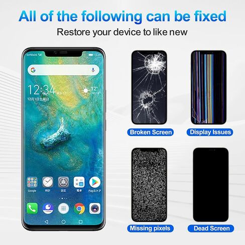 Duotipa 6.39" TFT Display Compatible with Huawei Mate 20 Pro LYA-L09, LYA-L29 Touch Screen Display Assembly with Repair Tool Kit,No Fingerprint Function in Kuwait