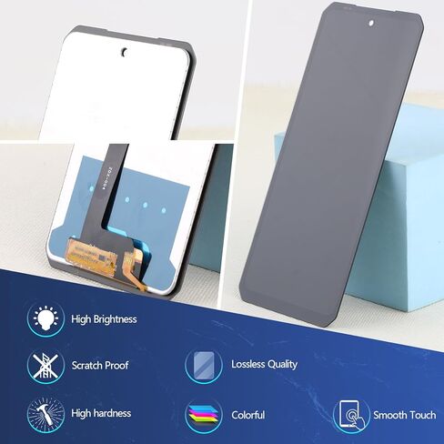 لاستبدال شاشة Unihertz Tank 3/3 Pro لشاشة Unihertz Tank 2 Pro شاشة LCD تعمل باللمس مع مجموعة محول رقمي مع أدوات (أسود) in Kuwait