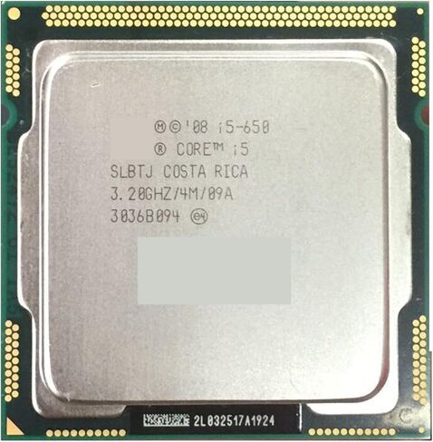 كمبيوتر شخصي I c I5-650 I5 650 معالج (4 ميجا ذاكرة تخزين مؤقت، 3.20 جيجا هرتز) وحدة المعالجة المركزية LGA 1156 2 يعمل بشكل صحيح سطح المكتب in Kuwait