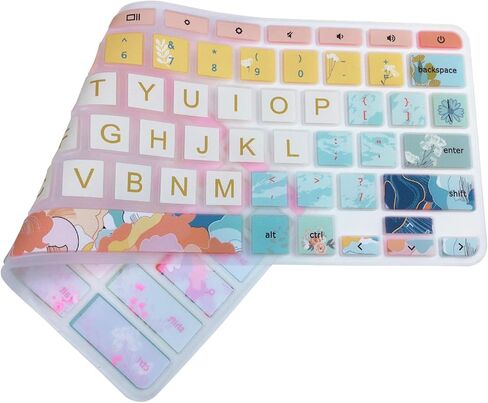 Keyboard Skin for Acer Chromebook Spin 11 311 CP311 511 512/Chromebook Premium R11 CB5-132T CB3-131/Chromebook R 13 CB5-312T/Chromebook 14 CP5-471/Chromebook 15 CB3-532 C910, Little Flower in Kuwait