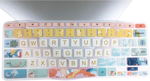 Keyboard Skin for Acer Chromebook Spin 11 311 CP311 511 512/Chromebook Premium R11 CB5-132T CB3-131/Chromebook R 13 CB5-312T/Chromebook 14 CP5-471/Chromebook 15 CB3-532 C910, Little Flower in Kuwait