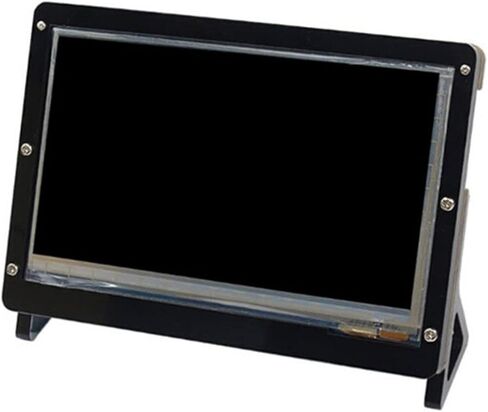 غلاف أمامي وخلفي من الأكريليك + قاعدة + براغي لشاشة LCD Raspberry Pi 2 B مقاس 7 بوصات US in Kuwait