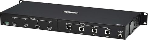 مجموعة مفاتيح TRIPP LITE 4x4 HMDI Over Cat6 Matrix، جودة 4K @ 60 هرتز، يتضمن Switch Plus مجموعة أجهزة استقبال ضفيرة 4X، تمتد حتى 230 قدمًا، متوافقة مع TAA، ضمان لمدة عام (B127A-4X4-BH4PH) in Kuwait