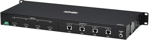 مجموعة مفاتيح TRIPP LITE 4x4 HMDI Over Cat6 Matrix، جودة 4K @ 60 هرتز، يتضمن Switch Plus مجموعة أجهزة استقبال ضفيرة 4X، تمتد حتى 230 قدمًا، متوافقة مع TAA، ضمان لمدة عام (B127A-4X4-BH4PH) in Kuwait