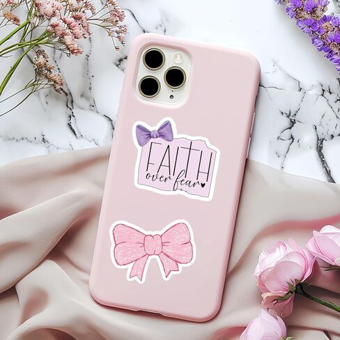 100 Pcs Prayer Board Supplies, Pink Religious Black Girl Prayer Board Vision Board Stickers for Women, Inspirational Christian Bible Verse Stickers for Water Bottle Laptop Scrapbooking Decals in Kuwait