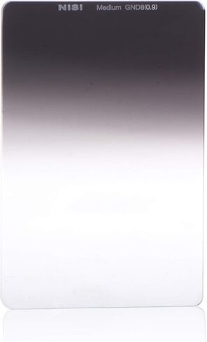 NiSi P1 Medium GND8 | 3-Stop Medium Graduated Neutral Density Lens Filter for P1 Filter System | Compact Camera and Mobile Phone Photography in Kuwait