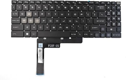 لوحة مفاتيح بديلة بإضاءة خلفية لكل مفتاح لـ MSI Raider GE68 HX GE68HX GE68HX-13V GE68HX-13VF GE68HX-13VF-062US GE68HX-13VG GE68HX-13VI GE68HX-13VH GE68HX-14V GE68HX-VFG GE68HX-14VGG GE68HX-14VHG in Kuwait