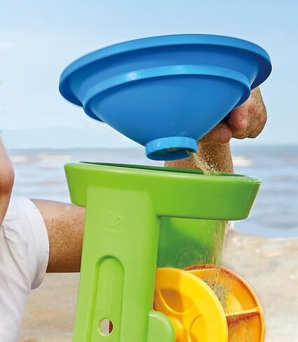 Hape Double Sand and Water Wheel Kid's Beach Toy L: 8.1, W: 11.4, H: 6.4 inch in Saudi Arabia
