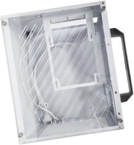 حقيبة كمبيوتر Docooler مع لوحة جانبية من الأكريليك، تدعم اللوحة الأم MATX ITX/وحدة معالجة الرسومات 280 مم، حقيبة كمبيوتر مدمجة متينة مع مساحة تجميع مجانية in Kuwait