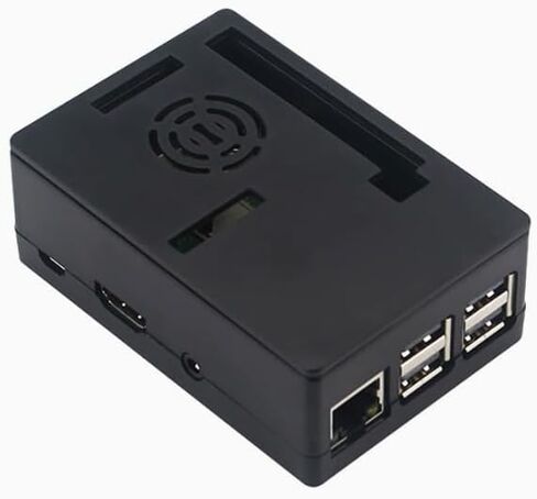 حافظة عرض Raspberry Pi 3.5 بوصة مع دعم مروحة التبريد، حاوية واقية لمجموعة Raspberry Pi 3B+/3B التي تعمل باللمس in Kuwait