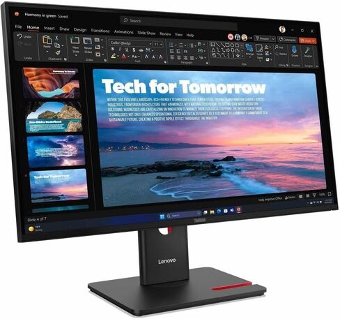 Lenovo ThinkVision T27QD-40 شاشة 27 بوصة فئة WQHD LED - نسبة 16:9 - أسود Eclipse in Saudi Arabia