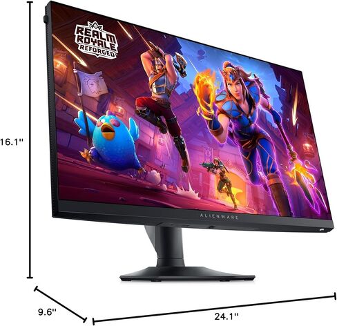 شاشة Alienware AW2724HF للألعاب مقاس 27 بوصة بدقة FHD 1920x1080 0.5Ms 360 هرتز Dislpay AMD Free-Sync Premium تقنية HDMI/DisplayPort/USB 3.2 إمكانية ضبط الارتفاع/المحور/الدوران/الإمالة باللون الأسود (متجدد) in Kuwait