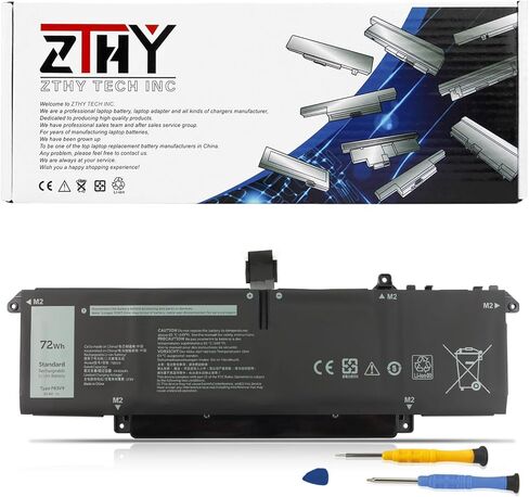 ZTHY P83V9 Laptop Battery Replacement for Dell Precision 5470 5480 5490 Series P154G P154G001 P154G002 0CDTT2 0YXP8T CDTT2 YXP8T 15.4V 72Wh 4442mAh 4-Cell in Kuwait