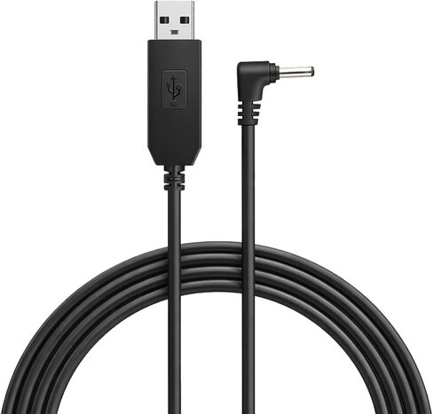 كابل طاقة كاشف الرادار - قابس USB إلى DC3.5، متوافق مع Cobra RAD 350,380,450,480i، Uniden DFR1,3, 5، Whistler، Radenso Pro M، Escort، Valentine One Radar Detectors، 12V، 6.56ft (2M) in Kuwait