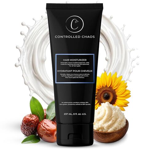 Controlled Chaos Leave in Hair Moisturizer for Curly Hair Paraben & Sulfate Free, Leave In Conditioner for Curly Hair to Moisturize & Define Extra Dry, Curly & Coarse Hair (8oz) in Saudi Arabia