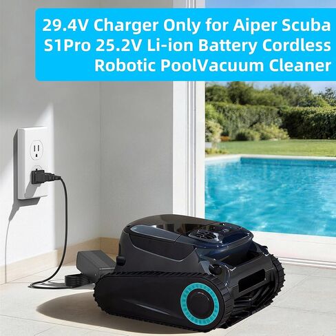 استبدال شاحن 29.4 فولت لـ Aiper Scuba S1 Pro 25.2 فولت بطارية ليثيوم أيون لاسلكية روبوتية لحمام السباحة مكنسة كهربائية محول الطاقة in Kuwait