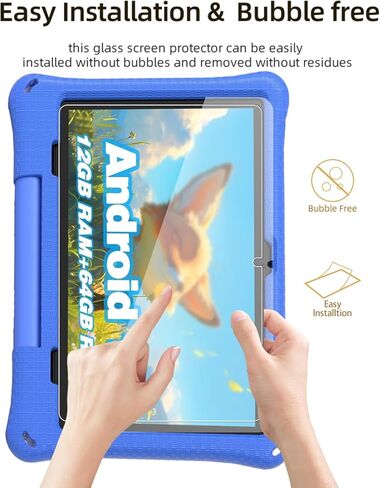 واقي شاشة لجهاز Callsky-Kids Cpad 10 Android 15 Tablet 10.1 بوصة، طبقة من الزجاج المقوى المقاوم للخدش من WUNIAK HD لجهاز Callsky-Kids Cpad 10 حماية من السقوط، حساس للمس، مضاد لبصمات الأصابع، عبوة من قطعتين. in Kuwait