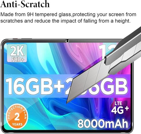 Murmure [2 Pack Screen Protector for Callsky-Tab Ctab 12 Android Tablet 12 Inch/Callsky-Tab Ctab 12 Tablet 12 Inch, 9H Hardness [HD Clarity] Anti-Scratch Tempered Glass Screen Film in Kuwait