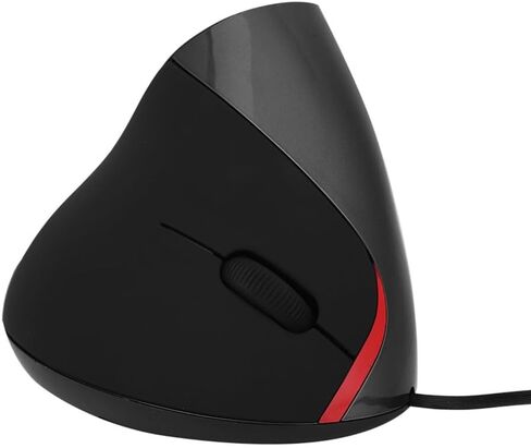 ماوس عمودي 1200 نقطة في البوصة - تصميم مريح سلكي USB للكمبيوتر المحمول، ماوس ألعاب بصري بخمسة أزرار للكمبيوتر المحمول مع سلك بطول 4.7 قدم (أرجواني) in Kuwait