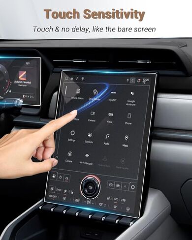2025 2026 GMC Terrain Screen Protector Anti Glare Matte for 2025 2026 GMC Terrain (Elevation, AT4, Denali) 15" Media Infotainment & 11" Gauge Cluster Dashboard Nano Touchscreen Cover Saver Accessories in Kuwait