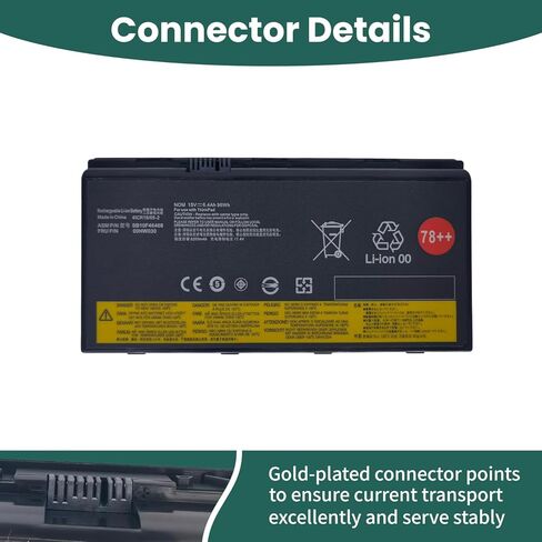 استبدال بطارية الكمبيوتر المحمول SB10F46468 00HW030 لجهاز Lenovo ThinkPad P70 P71 20ER 20ES 20HK سلسلة محطة العمل المتنقلة 01AV451 4X50K14092 5B10W13950 【15V 96Wh】 in Kuwait