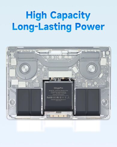 بطارية بديلة لجهاز MacBook Pro A1706 مقاس 13 بوصة (2016، 2017) A1819 in Kuwait