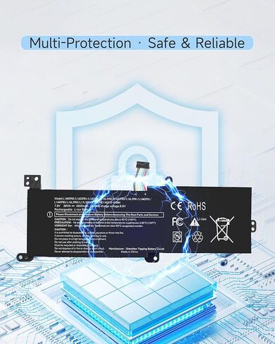 بطارية بديلة L16M2PB2 لجهاز Lenovo IdeaPad 330 320 320-14AST 320-14IAP 320-14IKB 320-14ISK 320-15ABR 320-15AST 320-15IAP 320-15IKB 320-15ISK 320-17IKB كمبيوتر محمول L16L2PB3 L16C2PB2 in Kuwait