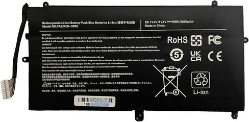 استبدال بطارية الكمبيوتر المحمول HBFVG PA5242U-1BRS PA5242U لسلسلة Toshiba Satellite Radius 12 P20W P20W-C-10H P25W-C2300-4K (11.4V 43Wh) in Kuwait