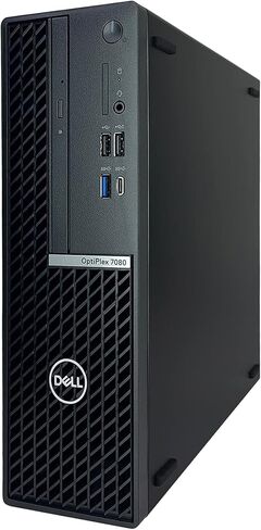 كمبيوتر مكتبي Dell OptiPlex 7080 SFF صغير الحجم - الجيل العاشر Intel Core i7-10700 8-Core يصل إلى 4.80 جيجا هرتز، وحدة المعالجة المركزية 32 جيجا بايت، 1 تيرابايت SSD+1 تيرابايت HDD، Intel UHD Graphics 630، ناسخ أقراص DVD، Windows 10 Pro متجدد in Kuwait