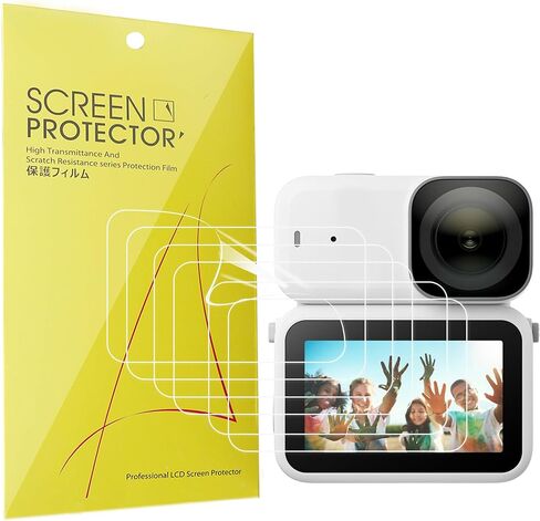 Lamshaw Compatible with Xtra Atto Screen Protector, [6 Pack] Full Coverage TPU Clear Film Compatible with Xtra Atto Wearable Action Camera (6 Pack) in Kuwait