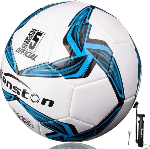 Senston Soccer Ball Size 3 &Size 4 & Size 5 with Pump - Official Match Football Adults and Junior Kids Soccer Ball in Saudi Arabia