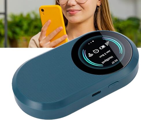 Generic 4G WiFi6 Mobile Router, 300Mbps High Speed Portable Hotspot with SIM Card Slot for 10 Devices, Compatible with Asia Europe USA Canada Mexico Brazil (US Standard) in Kuwait