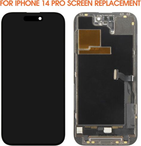 استبدال شاشة Incell لهاتف iPhone 14 Pro - شاشة LCD لما بعد البيع مع حساسية اللمس الكاملة | طلاء مضاد للخدش | صديقة للبيئة | متوافق مع آيفون 14 برو 6.1 بوصة (A2890/A2892/A2894)(أسود in Kuwait