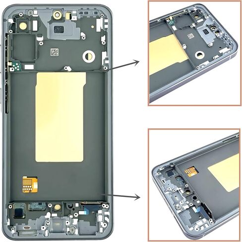 لاستبدال شاشة Samsung Galaxy A56 لشاشة Samsung Galaxy A566 LCD البديلة باللون الأسود مع إطار SM-A566B، A566E، A566B/DS أجزاء إصلاح تجميع شاشة اللمس in Kuwait