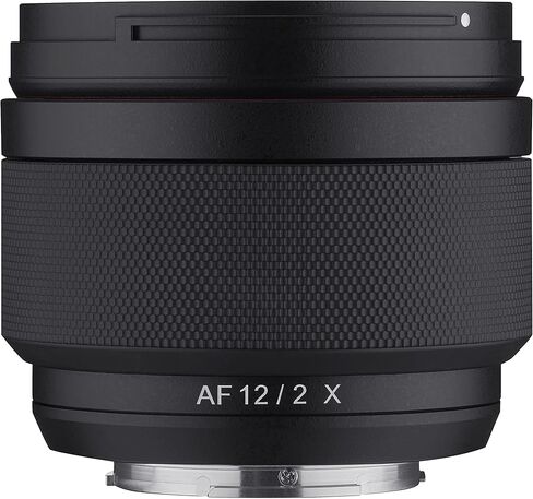 Samyang AF 12 مم f/2.0 التركيز التلقائي APS-C عدسة زاوية واسعة للغاية مدمجة لـ Fujifilm X (SYIO12AF-FX)، أسود (متجدد) in Kuwait