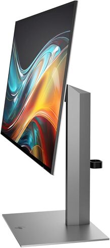 HP Series 7 Pro 724pf 24" FHD IPS Monitor with 4-Way adjustability, Anti-Glare, Flicker Free, VESA Mount (100mm), Displayport, HDMI & Dockztorm USB Port Expander, Black/Silver (8X530AA#ABA) 2 Pack in Kuwait