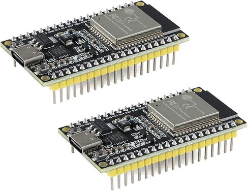 2Pcs ESP32 38Pin Development Board CP2102 Wireless WiFi Bluetooth Dual Core IoT Smart Home Module USB Type-C Interface in Kuwait