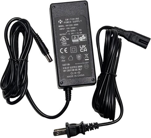 Comfier OEM 12V 4A محول تيار متردد لـ Snailax، Nekteck، Comfier Back Foot Massager CF-2206N، CF-2309A، CF-2307A، CF-5212، CF-5701، CF-6006N XH1200-4000 UL مدرج، استبدال بواسطة Milestock in Kuwait