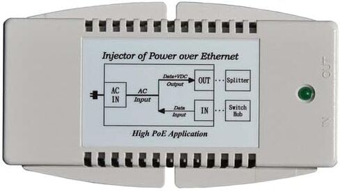 TP-POE-HP-48G - 100-240VAC Input, 56V Gigabit Passive PoE Injector, 50W, with US Power Cord in Kuwait