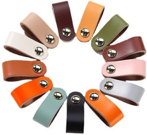 10 Pack Colorful Cable Straps Organizer Cord Keeper for Phone Wires USB Cables Earphones Winder Ties Holder in Kuwait
