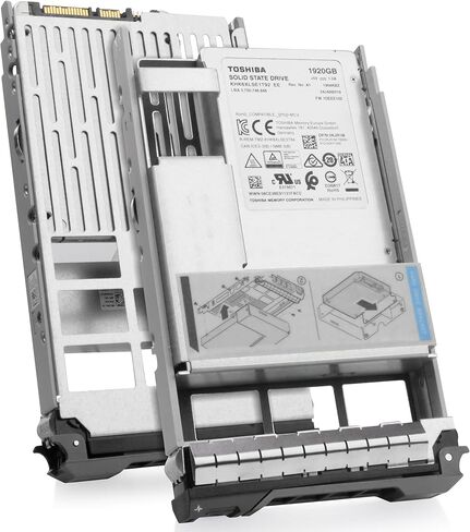 Dell 1.92 تيرابايت SATA 6 جيجابت/ثانية TLC Hybrid 3.5in Enterprise PowerEdge SSD للقراءة المكثفة لـ: R630، R730، R730xd، R830، R930، R620، R720، R720xd، R520، R420 0KJR1M G13 (متجدد) in Kuwait