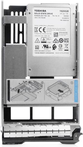 Dell 1.92 تيرابايت SATA 6 جيجابت/ثانية TLC Hybrid 3.5in Enterprise PowerEdge SSD للقراءة المكثفة لـ: R630، R730، R730xd، R830، R930، R620، R720، R720xd، R520، R420 0KJR1M G13 (متجدد) in Kuwait