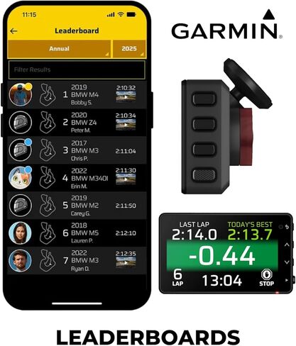 Garmin Catalyst 2 مُحسِّن أداء القيادة في مضمار السباق، والتدريب على المسار الصحيح، وتقنية اللفة المثالية الحقيقية، وبيانات الأداء التفصيلية، ولوحات المتصدرين، ورياضات السيارات مع حزمة Wearable4U PowerBank in Kuwait