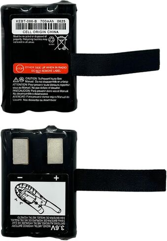 2 حزمة KEBT-086-A M53617 53617 استبدال بطارية قابلة للشحن 3.6V 700mAh لـ FV300 FV300R FV700 FV700R FV750 MH230 MH230R MB140 SX500 SX500R SX800 SX800R SX900 جهاز اتصال لاسلكي كيبت-086-ب كيبت-086-سي in Kuwait