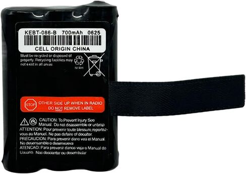 2 حزمة KEBT-086-A M53617 53617 استبدال بطارية قابلة للشحن 3.6V 700mAh لـ FV300 FV300R FV700 FV700R FV750 MH230 MH230R MB140 SX500 SX500R SX800 SX800R SX900 جهاز اتصال لاسلكي كيبت-086-ب كيبت-086-سي in Kuwait